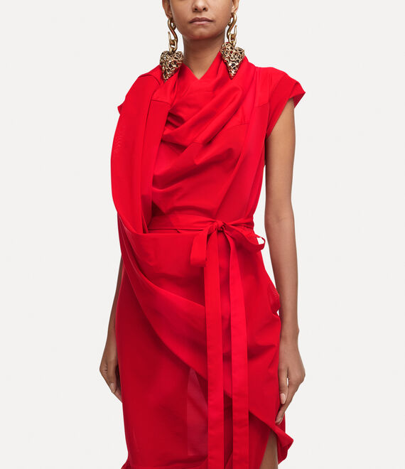 Vivienne Westwood Thierry dress in chilli red